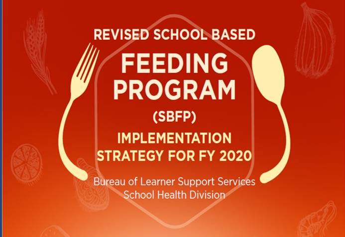 Virtual Meeting for the School-Based Feeding Program (SBFP) Progress Report Monitoring No. 4