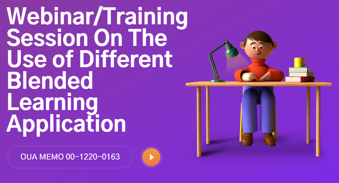 Webinar/Training Session on the Use of Different Blended Learning Applications