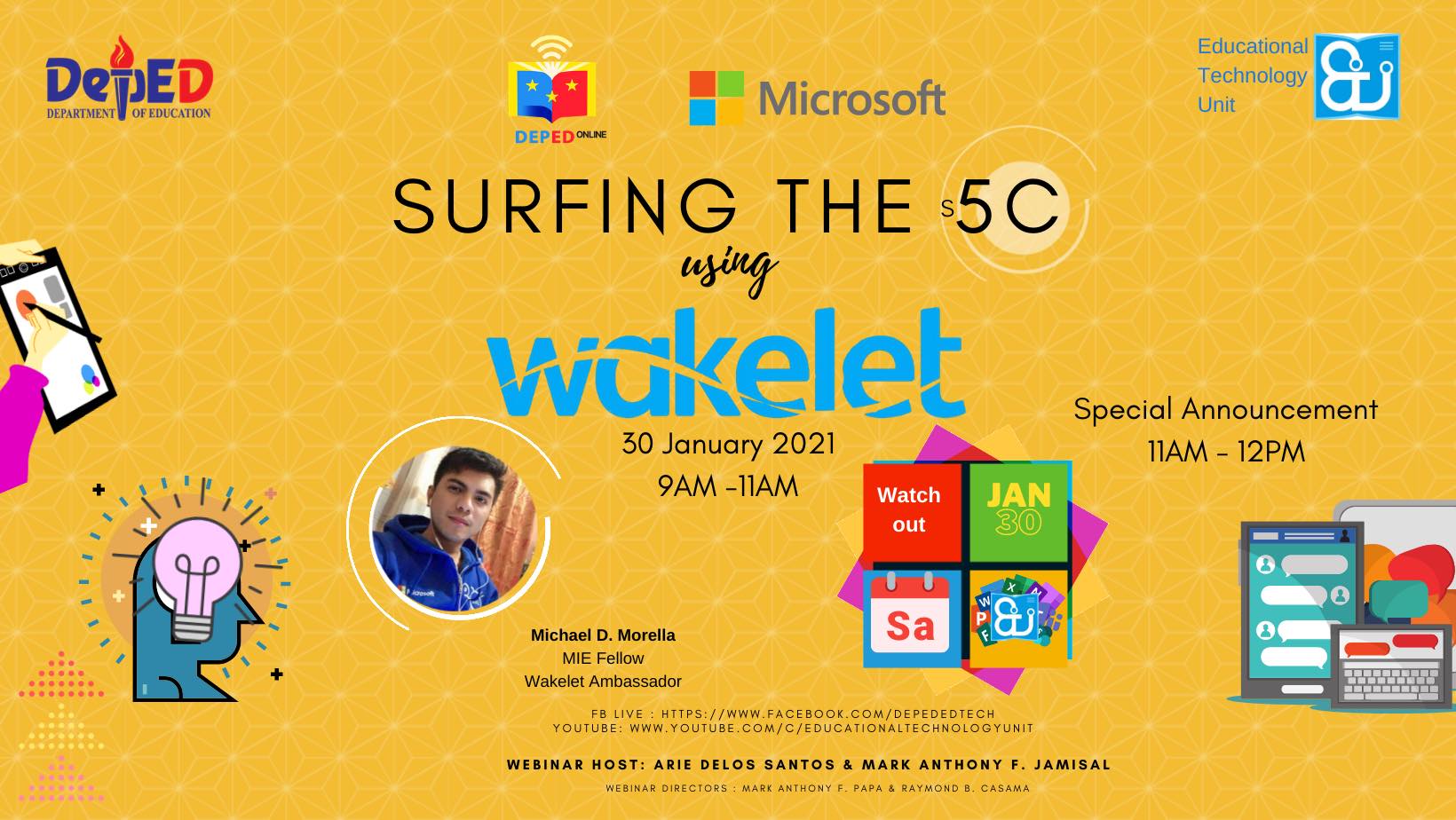 SURFING THE 5Cs Using WAKELET