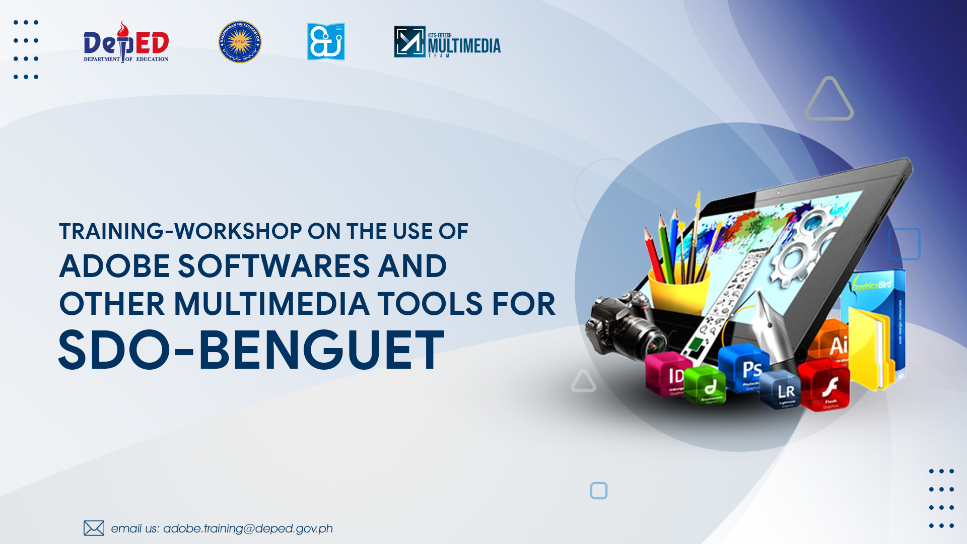 Training Workshop on the Use of Adobe Softwares and other Multimedia Tools for SDO Benguet