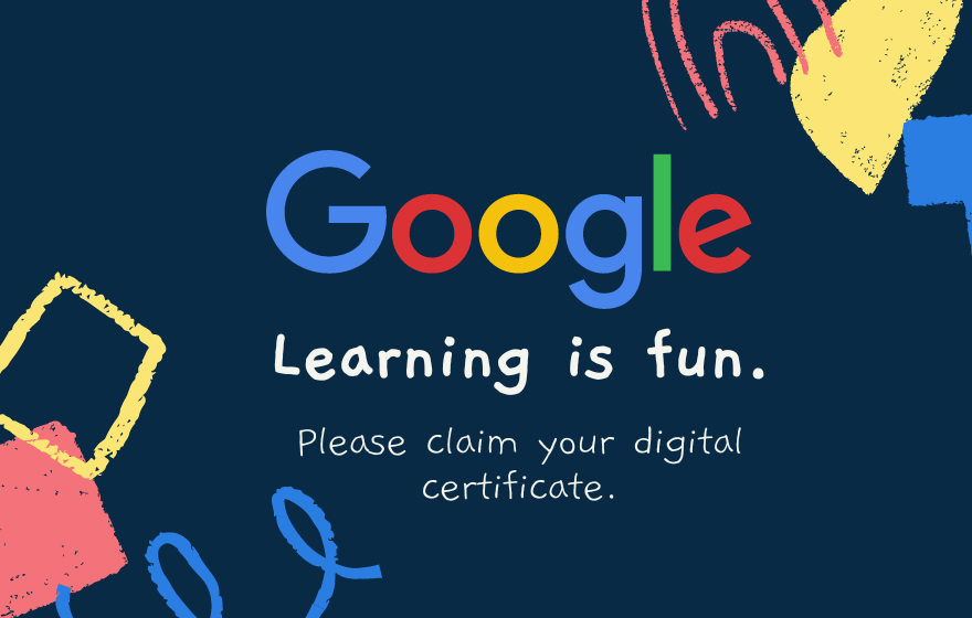Claim your Certificate