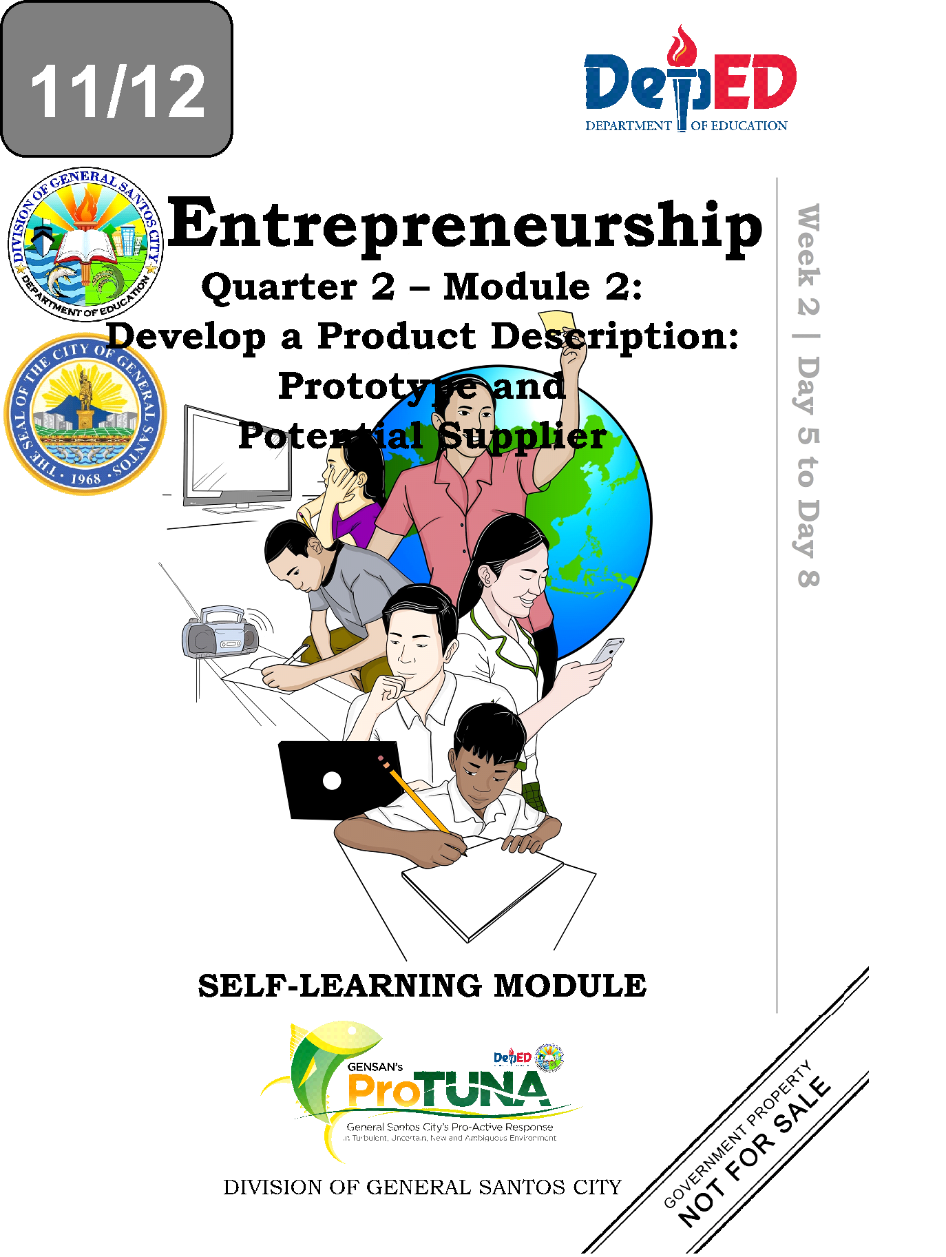 303704_la libertad National High School_Entrepreneurship_Grade 11_ Quarter 2_ Module 4: Develop Prototype